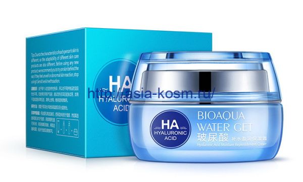 Moisturizing, rejuvenating cream “Bioaqua” with hyaluronic acid (51421)