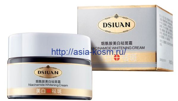 Whitening cream Dsiuan against pigmentation and freckles with nicotinamide and vitamin C (68427)