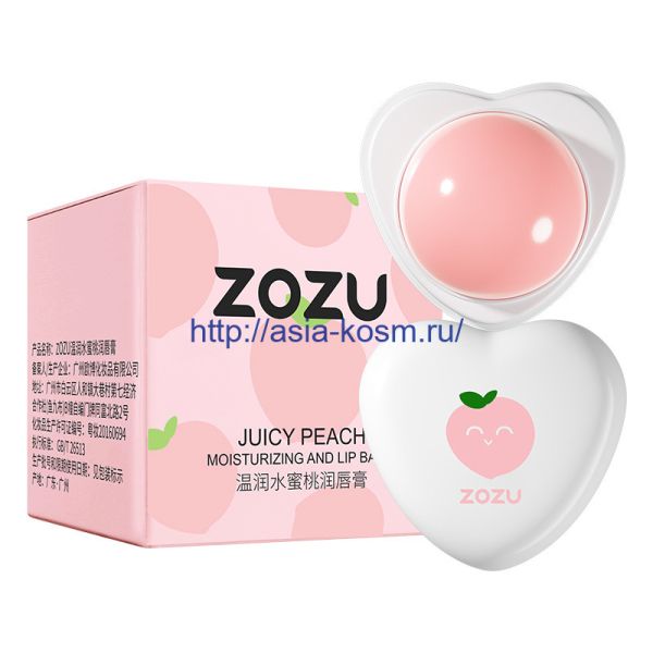 Zozu Moisturizing Lip Balm with Peach Extract(30625)