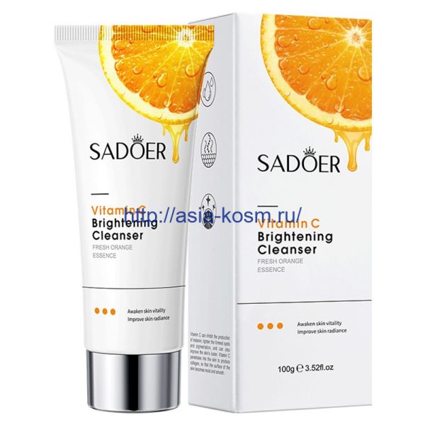 Rejuvenating, cleansing foam Sadoer with vitamin C (83963)