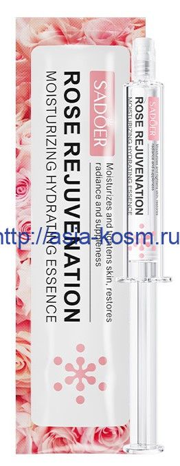 Sadoer Rejuvenating Essence Serum with Hyaluronic Acid and Rose Extract(94341)