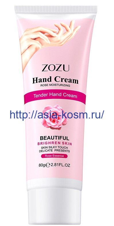 Moisturizing hand cream Zozu with rose extract(79010)