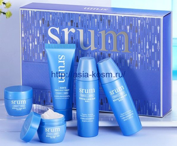 Travel set of Srum moisturizing cosmetics with centella and camellia extracts(50293)