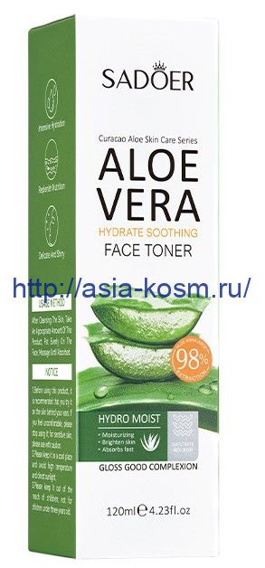 Sadoer Soothing Moisturizing Toner with Aloe Vera Extract(96420)