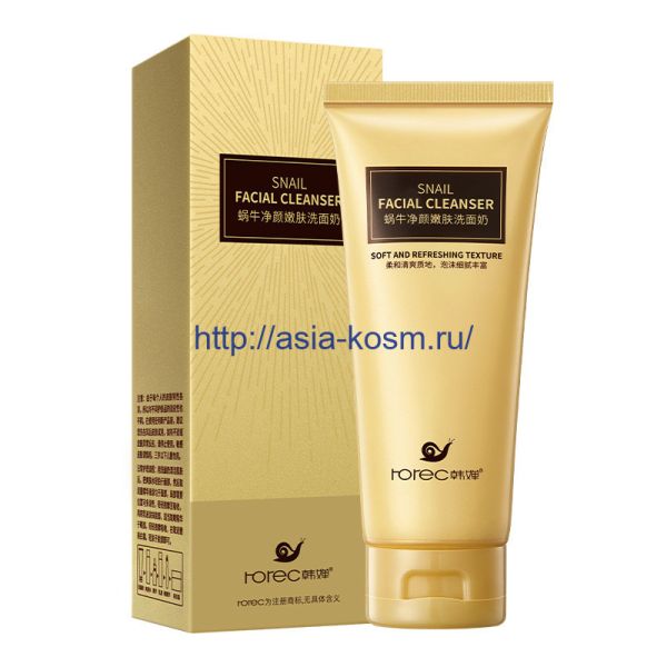 Anti-aging foam Rorec with concentrated snail mucin (78280)