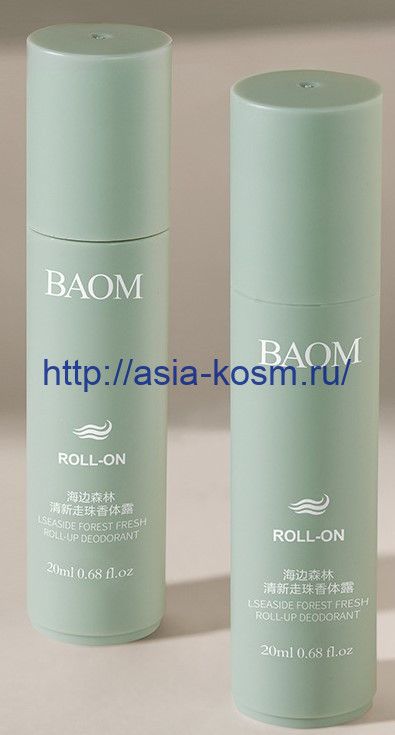 Roll-on antiperspirant lotion Baom – protection against sweat and odor – freshness of the forest (92255)