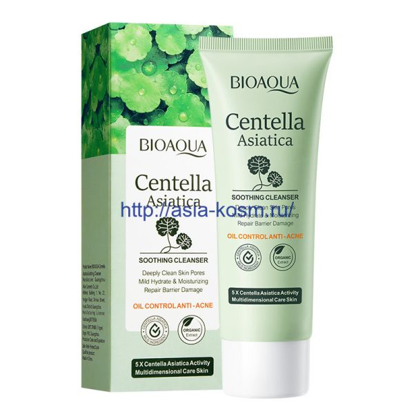 Anti-inflammatory foam Bioaqua with Asian centella extract (64450)