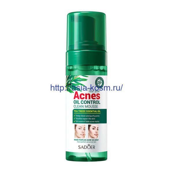 Sadoer cleansing foam mousse for acne problem skin with tea tree oil (62685)