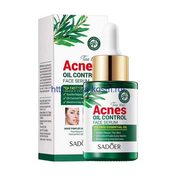 Sadoer soothing facial serum against acne and pimples (50606)