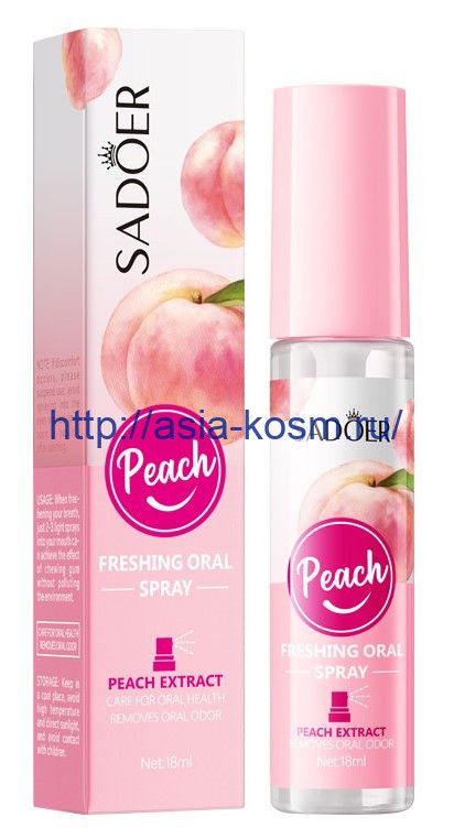 Refreshing oral spray Sadoer with peach (55580)