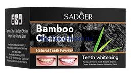 Sadoer Whitening Tooth Powder for Coffee and Tea Stains – with Bamboo Charcoal(05589)