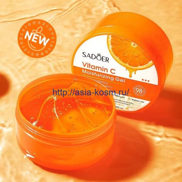 Soothing and moisturizing gel Sadoer with vitamin C (96581)