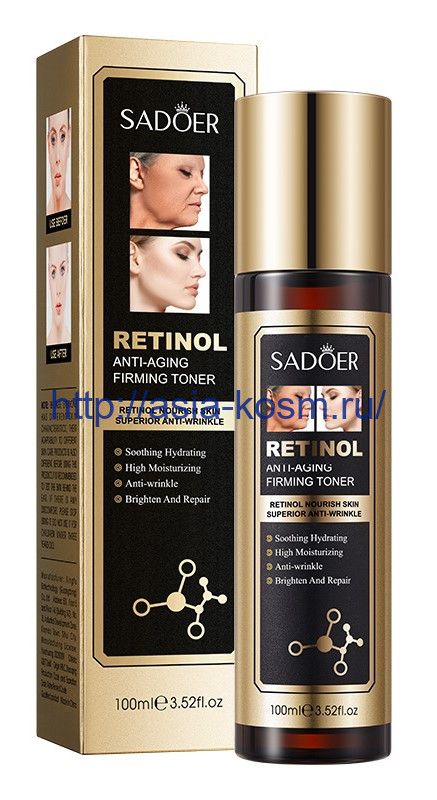 Sadoer Anti-Aging Revitalizing Toner with Retinol and Hyaluronic Acid(87075)