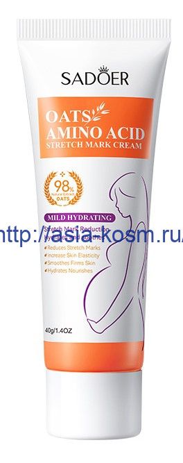 Cream for stretch marks Sadoer with oat extract and amino acids(01436)