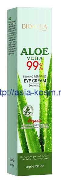 Anti-aging cream Bioaqua for the skin around the eyes with aloe extract (14771)